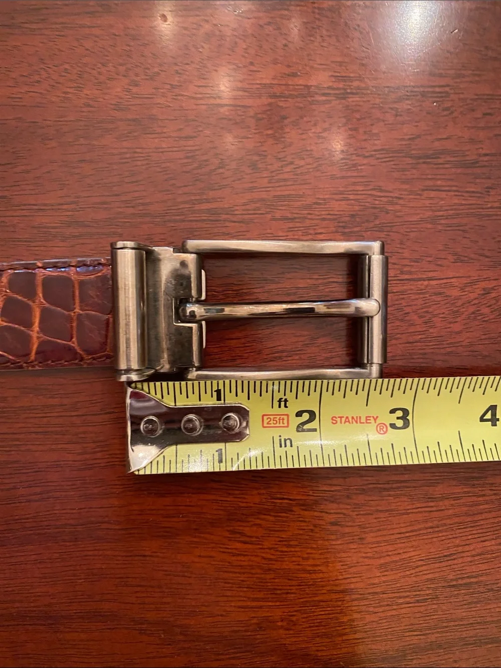 TARDINI Brown Alligator Men’s Belt
